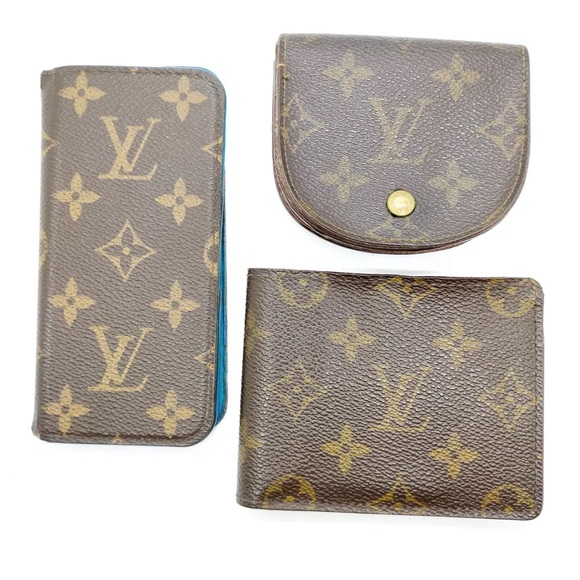 💎⭐️ Auth Louis Vuitton Wallet & Coin Monogram. ⭐️💎 - Picture 1 of 9